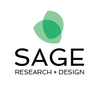 SAGE RESEARCH + DESIGN logo